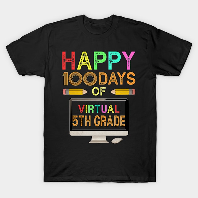 100 days of school 5th grade T-Shirt by ragsmips